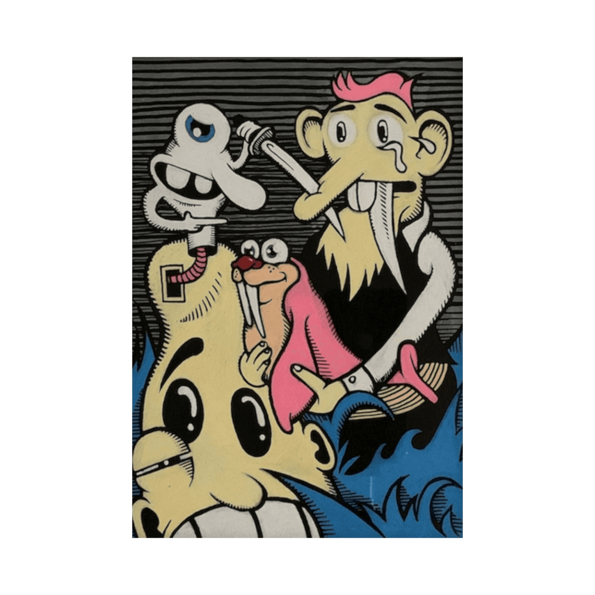 Peter Hvidkromann - 17, Maleri (A5)