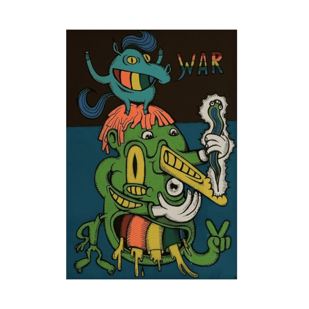 Peter Hvid Kromann - 22, Maleri (A5)