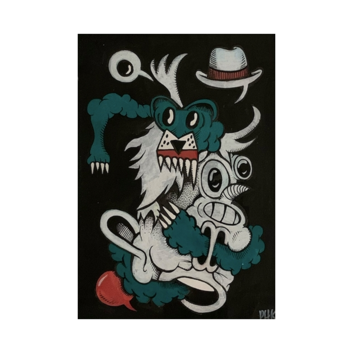 Peter Hvid Kromann - 9, Maleri (A5)