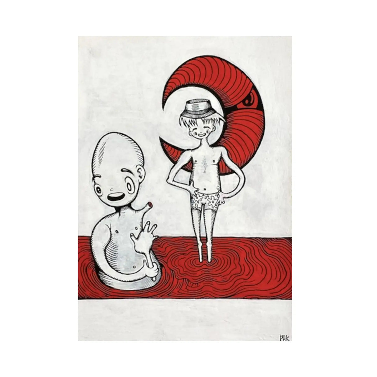 Peter Hvid Kromann - 2, Maleri (A4)