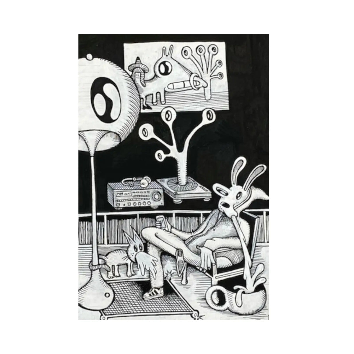 Peter Hvid Kromann - 3, Maleri (A4)