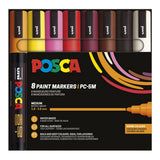 POSCA PC-5M Marker Set | 8 stk Warm