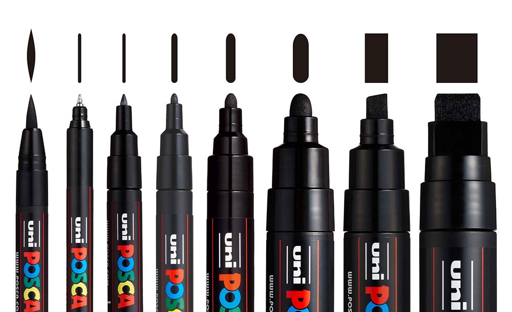 POSCA PC-1M Marker Set | 4 stk