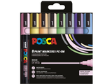 POSCA PC-5M Marker Set | 8 stk Pastel