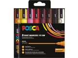 POSCA PC-5M Marker Set | 8 stk Warm