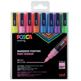 POSCA PC-3M Marker Set | 8 stk Glitter