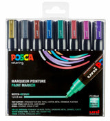 POSCA PC-5M Marker Set | 8 stk Metallic