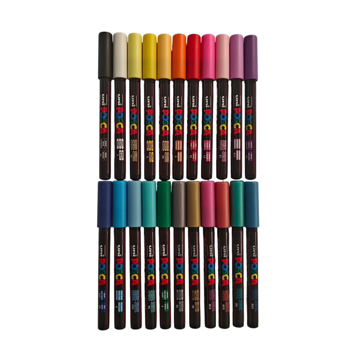 Posca PC-1MR 0,7mm Mal på Sten Sæt | 22 stk
