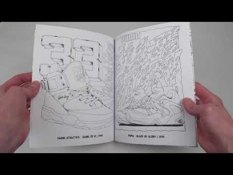 Sneaker Coloring Book Malebog