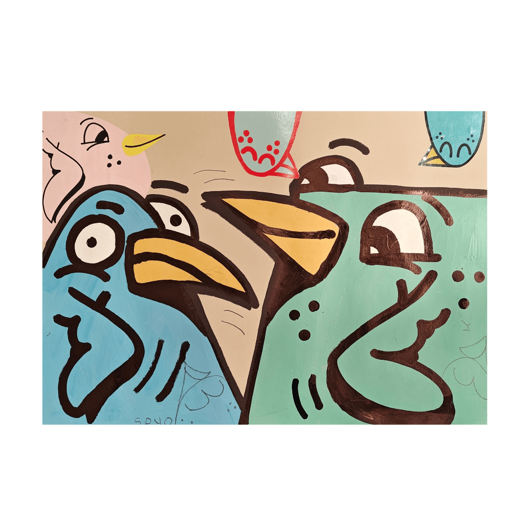 SPYO - Fugle i Farver 3, Originalt Værk (A2)