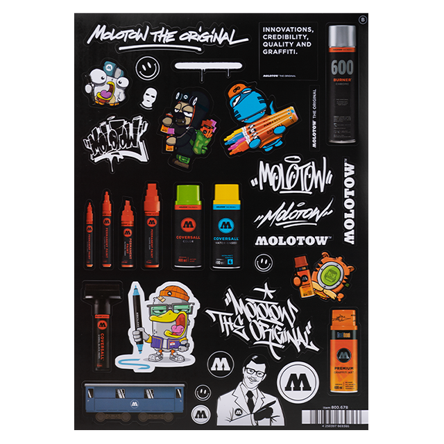 Molotow Sticker Sheet | B