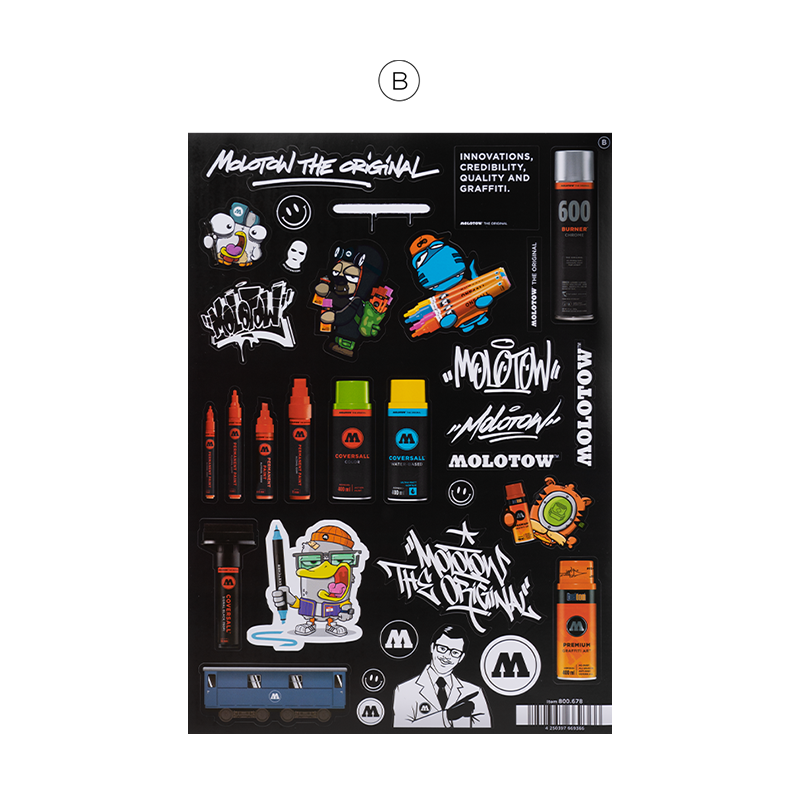 Molotow Sticker Power bundle