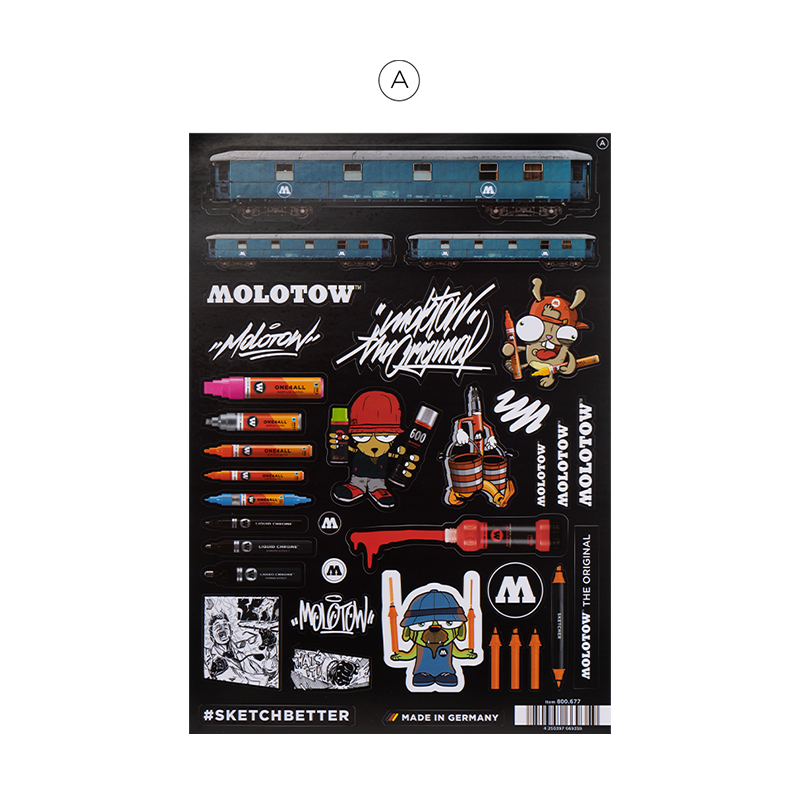 Molotow Sticker Power bundle