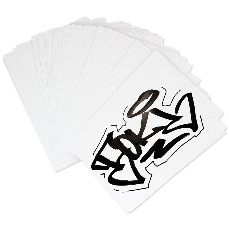 Toki Cracker Stickers | 50 stk Hvide