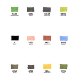 Toki Fader Layout Marker Set | 12 stk Forest