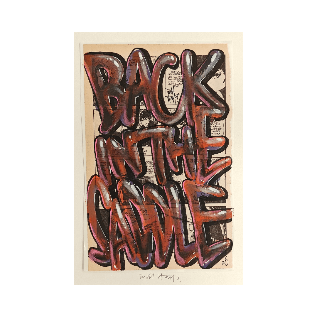 Willitart - Back in the Saddle, Paste Up (A4)