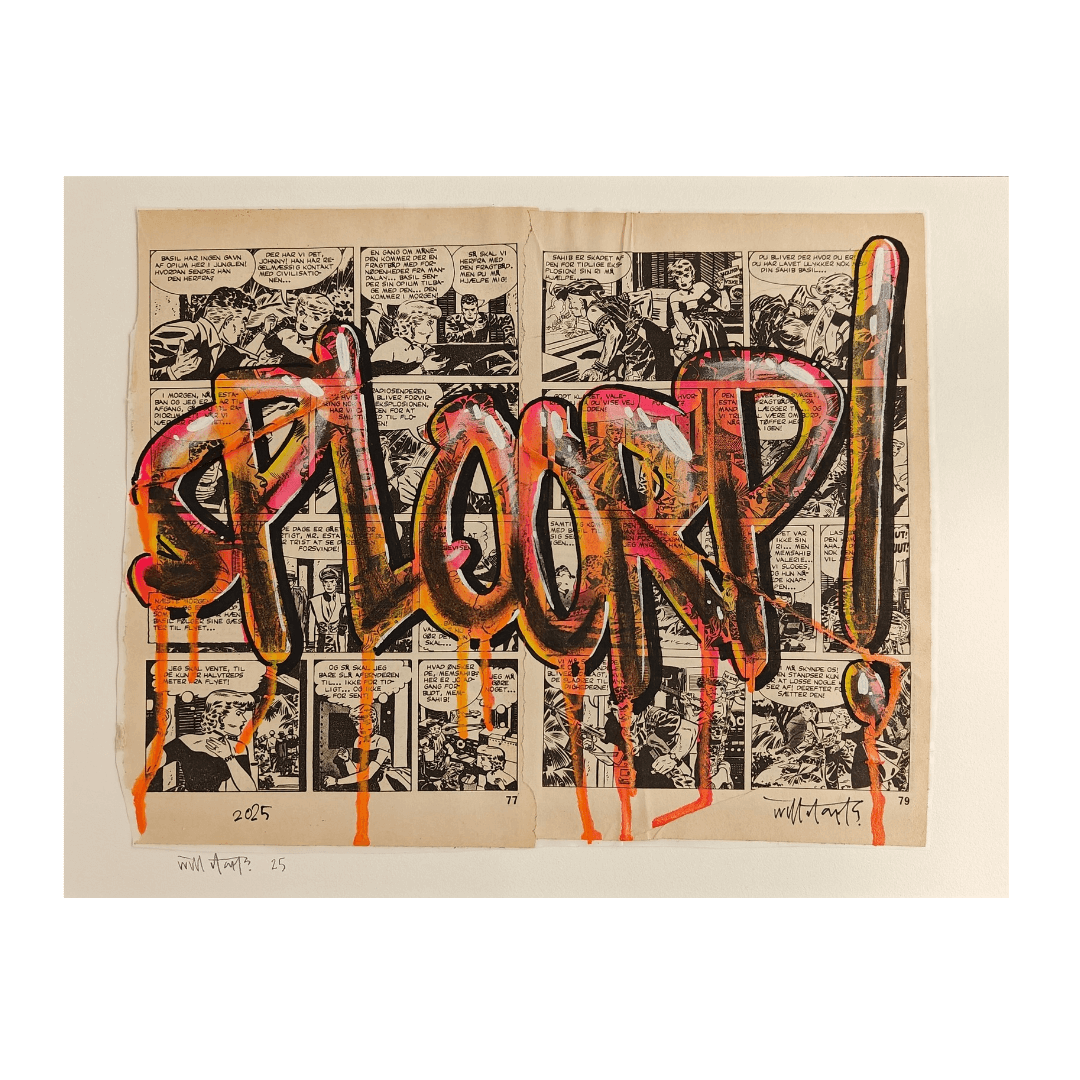 Willitart - Sploorp, Paste Up (40 x 30cm)